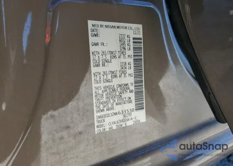 2022 Nissan Frontier S из США, поврежденный, VIN 1N6ED1EJ2NN633530